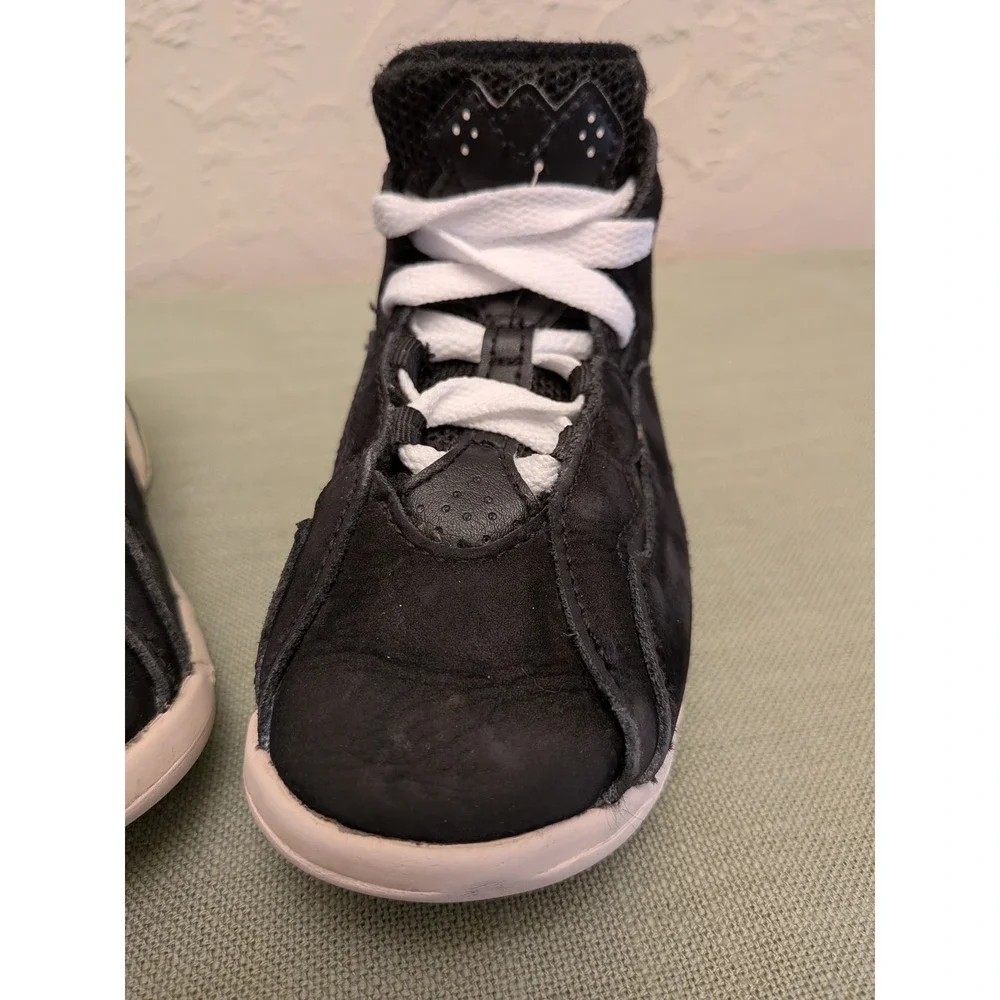 Kids Jordan True Flight‎ Black White Shoes Toddler Size 9C